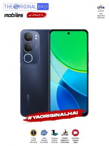 Vivo Y19s - 4GB RAM - 128GB Storage - PTA Approved - 12 Months Warranty - Black - The Original Bro Mobiles - TOB37